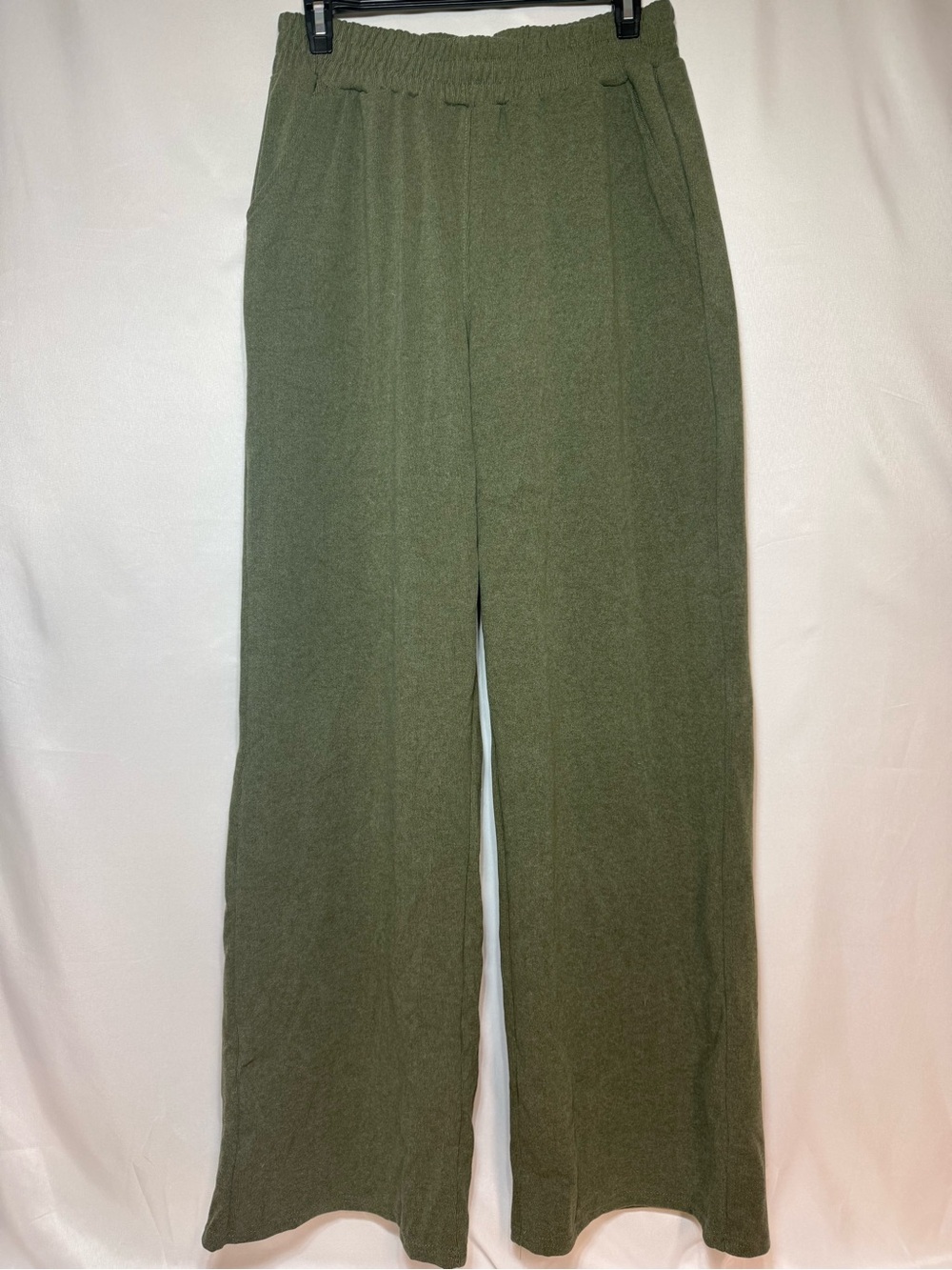 Me Jane Olive Green Wide Leg Pants